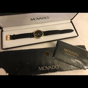 Movado Men’s Black Museum Watch